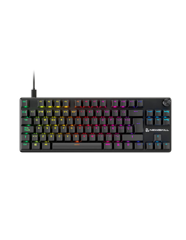 NS-KB-SERIKEV2-TKL teclado Juego USB QWERTY Español Negro
