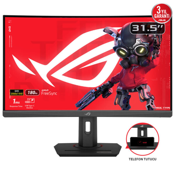 ROG Strix XG32WCS pantalla para PC 80 cm (31.5") 2560 x 1440 Pixeles Quad HD LED Negro