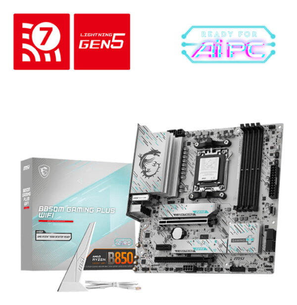 B850M GAMING PLUS WIFI AMD B850 Zócalo AM5 micro ATX
