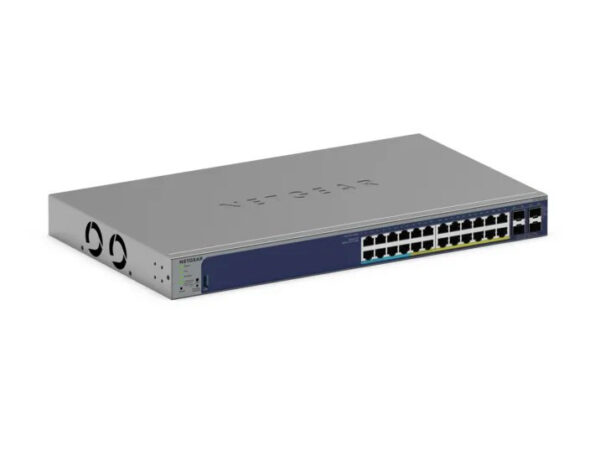 GS728TXUP Gestionado Gigabit Ethernet (10/100/1000) Energía sobre Ethernet (PoE) 1U Gris