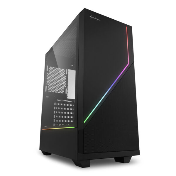RGB FLOW Midi Tower Negro