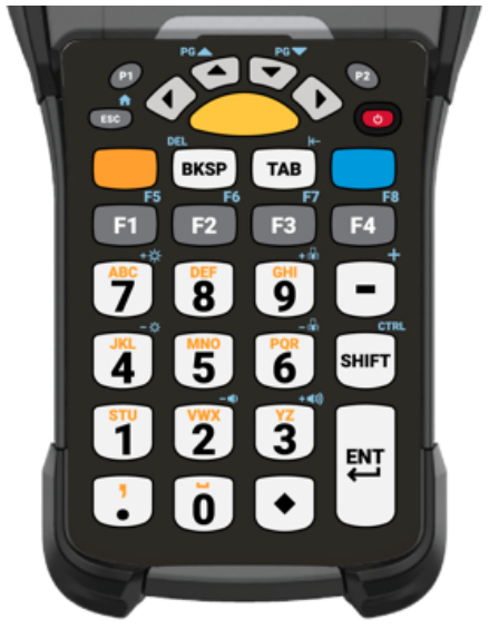 KYPD-MC9329NMR-01 teclado para móvil Negro, Blanco Alfanumérico Inglés