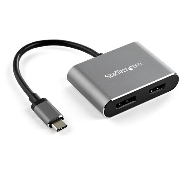 Adaptador de Vídeo Multipuertos USB-C - HDMI o DisplayPort - 4K de 60Hz