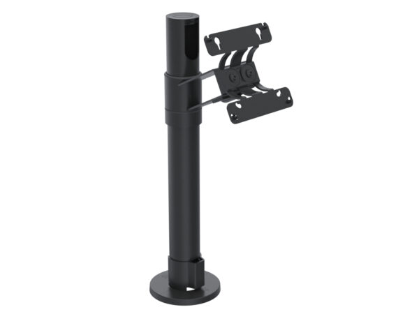 SpacePole POS SPV1301-02 accesorio para terminal de punto de venta Montaje POS Negro Metal 12 kg 75 x 75 mm 100 x 100 mm