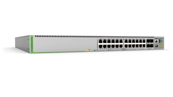 AT-GS980MX/28PSM-50 switch Gestionado L3 Gigabit Ethernet (10/100/1000) Energía sobre Ethernet (PoE) 1U Gris