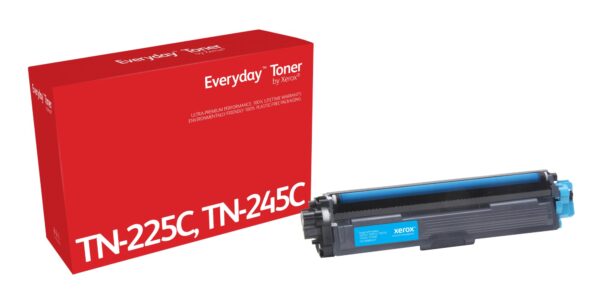Everyday El tóner Everyday Cian de Xerox es compatible con Brother TN225C/ TN245C, Capacidad alta