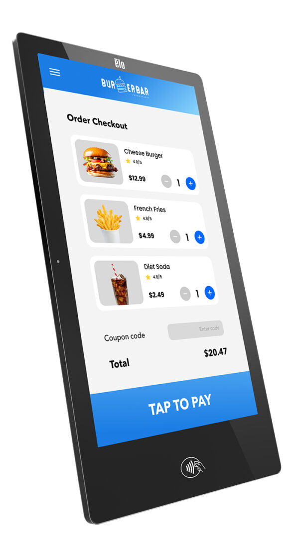 Elo Pay 22" SDA660 54,6 cm (21.5") 1920 x 1080 Pixeles Pantalla táctil Negro