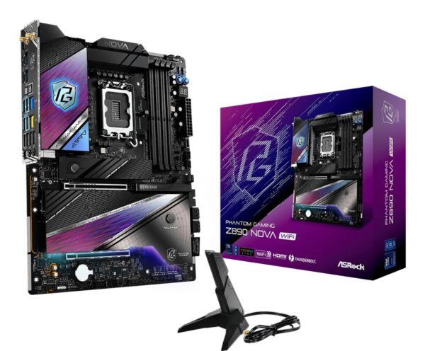 Phantom Gaming Z890 Nova WiFi Intel Z890 LGA 1851 (Socket V1) ATX