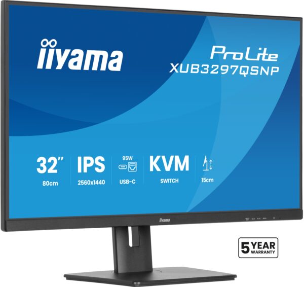 ProLite XUB3297QSNP-B1 pantalla para PC 81,3 cm (32") 2560 x 1440 Pixeles Quad HD LED Negro