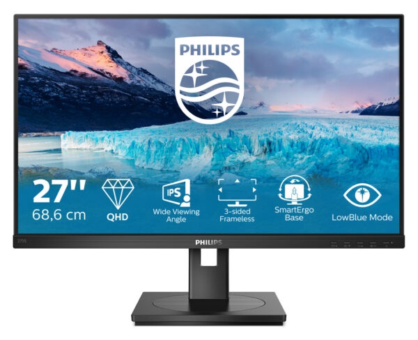 S Line 275S1AE/00 pantalla para PC 68,6 cm (27") 2560 x 1440 Pixeles 2K Ultra HD LCD Negro