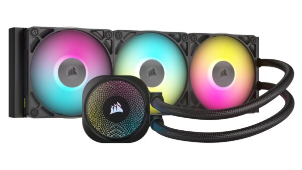 iCUE LINK TITAN RX RGB Procesador Sistema de refrigeración líquida todo en uno 12 cm Negro 1 pieza(s)