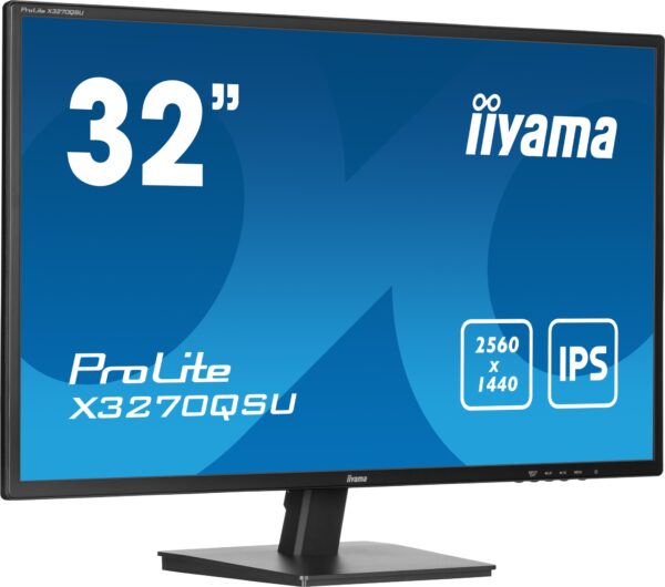 ProLite X3270QSU-B1 pantalla para PC 80 cm (31.5") 2560 x 1440 Pixeles Wide Quad HD LED Negro