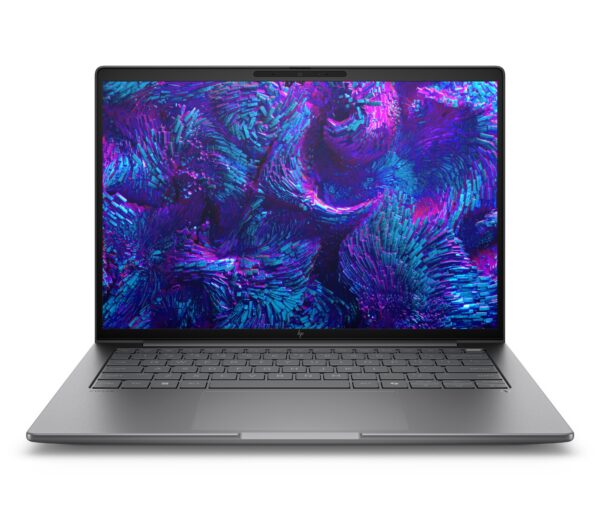 ZBook 8 G1i Wolf Pro Security Edition Intel Core Ultra 7 265H Estación de trabajo móvil 35,6 cm (14") 2.5K 64 GB DDR5-SDRAM 1 TB SSD NVIDIA RTX 500 Ada Wi-Fi 7 (802.11be) Windows 11 Pro AI Workstation, AI PC Plata