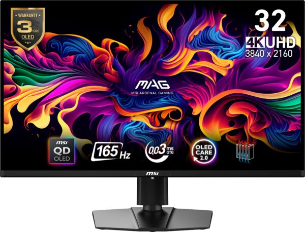 MAG 321UP QD-OLED pantalla para PC 80 cm (31.5") 3840 x 2160 Pixeles 4K Ultra HD Negro