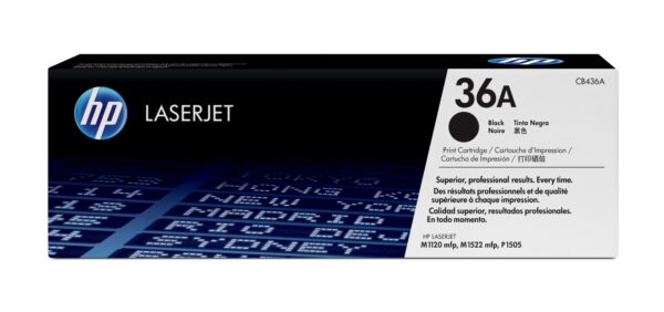 Cartucho de tóner original LaserJet 36A negro