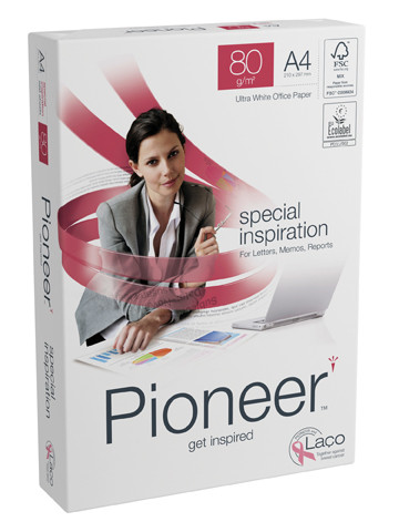 PAQUETE 500H PAPEL SPECIAL PREMIUM 80GR A4 PIONEER CIE 169 PNR0800193