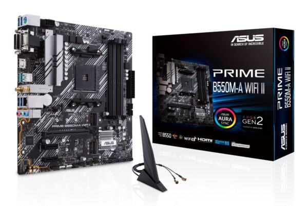 PRIME B550M-A WIFI II AMD B550 Zócalo AM4 micro ATX
