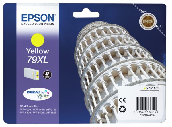 Tower of Pisa Cartucho 79XL amarillo