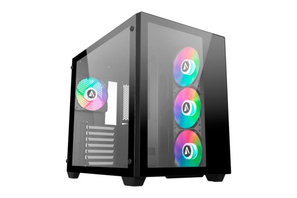 Caja ATX DANUBE SAVA 285 BX203 Black