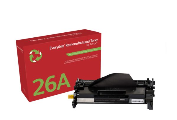 Remanufacturado Everyday Tóner Everyday Mono remanufacturado de Xerox es compatible con HP 26A (CF226A), Capacidad estándar