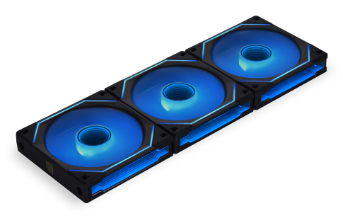 Uni Fan SL-INF Carcasa del ordenador Ventilador 12 cm Negro 3 pieza(s)