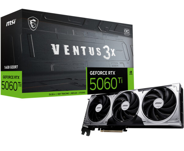 VENTUS GeForce RTX 5060 TI 16G 3X OC NVIDIA 16 GB GDDR7
