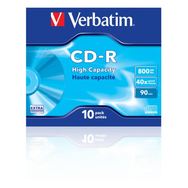 CD-R High Capacity 800 MB 10 pieza(s)