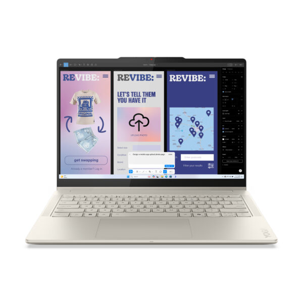 Yoga 7 2-in-1 14ILL10 Copilot+ PC Intel Core Ultra 7 258V Híbrido (2-en-1) 35,6 cm (14") Pantalla táctil 2.8K 32 GB LPDDR5x-SDRAM 1 TB SSD Wi-Fi 7 (802.11be) Windows 11 Home Español Gris