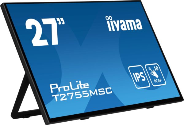 ProLite T2755MSC-B1 pantalla para PC 68,6 cm (27") 1920 x 1080 Pixeles Full HD LED Pantalla táctil Mesa Negro