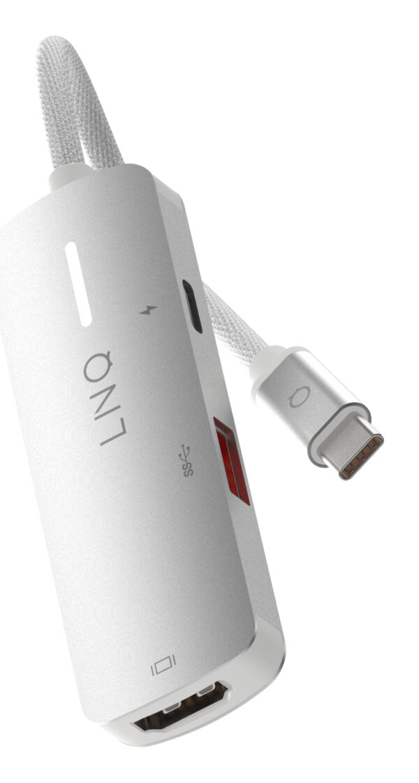 4K HDMI Adapter with PD and USB-A