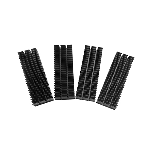 HS-M2SSD-04 sistema de refrigeración para ordenador Unidad de estado sólido Disipador térmico/Radiador Plata