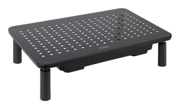 Soporte Elevador Multiusos para Monitor/Portátil, Negro