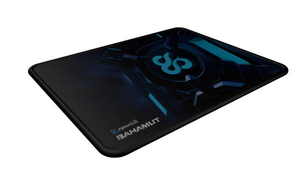 Newskill BAHAMUT Tamaño L - Alfombrilla gaming profesional (borde cosido y reforzado, superfice microtexturizada), negro