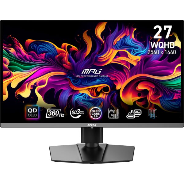 MPG 271QRX QD-OLED pantalla para PC 67,3 cm (26.5") 2560 x 1440 Pixeles Wide Quad HD Negro