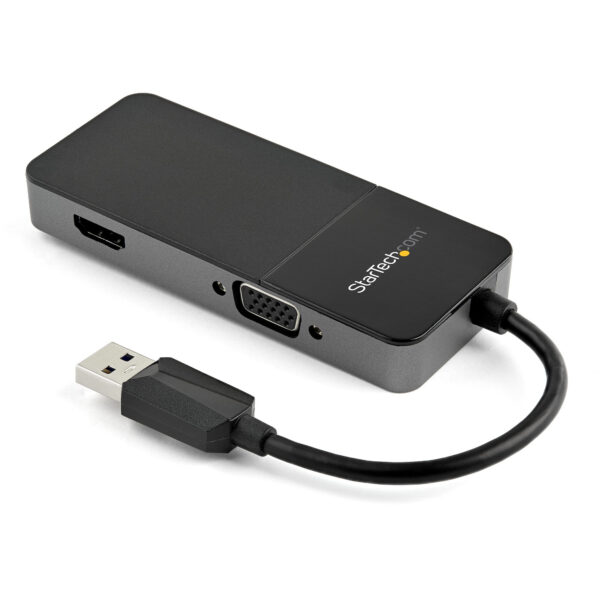Cable Adaptador USB 3.0 a HDMI / VGA - 4K 1080 - Adaptador Gráfico Externo de Vídeo - Convertidor Externo de Vídeo para un Monitor Externo - Compatible con Mac y Windows
