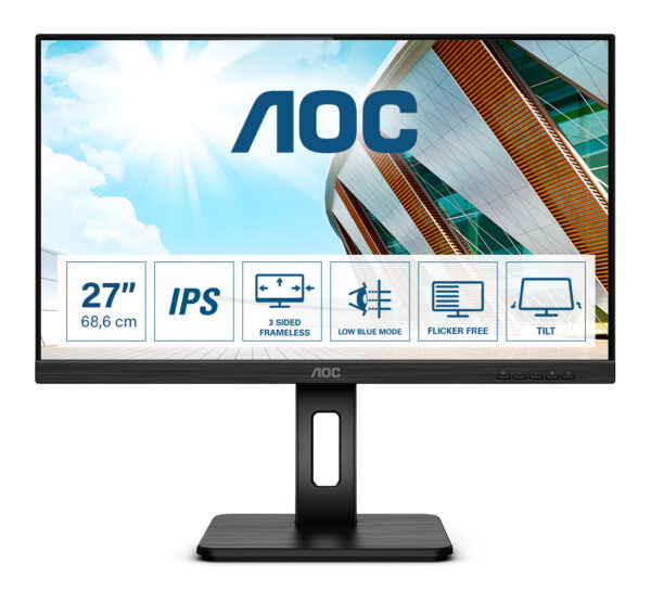 P2 27P2Q pantalla para PC 68,6 cm (27") 1920 x 1080 Pixeles Full HD LED Negro