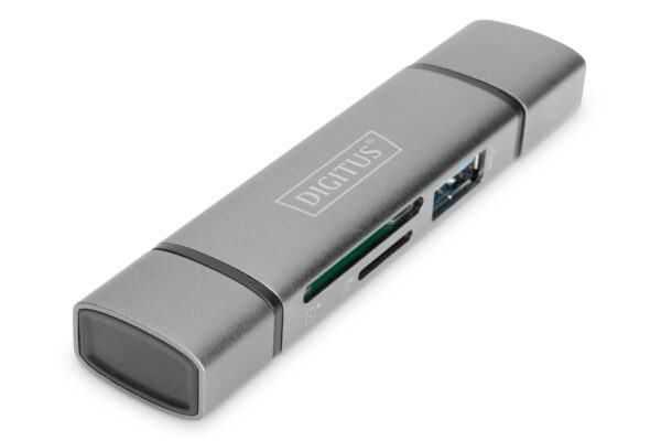 Dual Card Reader Hub USB-C / USB 3.0, OTG