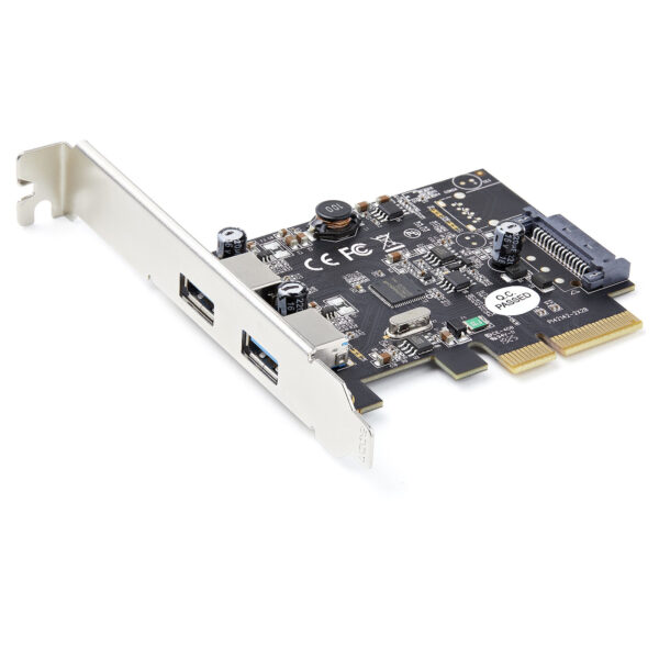 Tarjeta PCI Express de 2 Puertos USBA 10Gb/Puerto - Tarjeta PCI-E 3.0 x2 USB 3.2 Gen 2 (10Gbps) Tipo A - Win/Linux (PEXUSB312A3)
