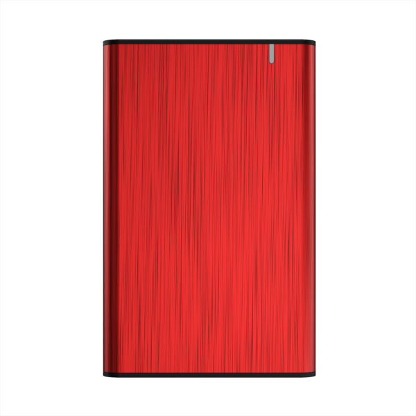 Caja Externa 2,5" ASE-2525RED 9.5mm SATA a USB 3.0/USB3.1 Gen1, Rojo