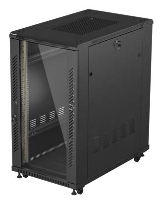 FF01-6022-12B armario rack 22U Rack o bastidor independiente Negro