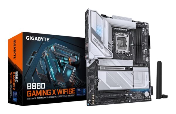B860 GAMING X WIFI6E Placa base - CPUs Intel Core Ultra, VRM de 12+1+2+1 fases, hasta 9066MHz DDR5, 1xPCIe 5.0 + 2xPCIe 4.0 M.2, LAN 2,5 GbE, WIFI 6E, USB4