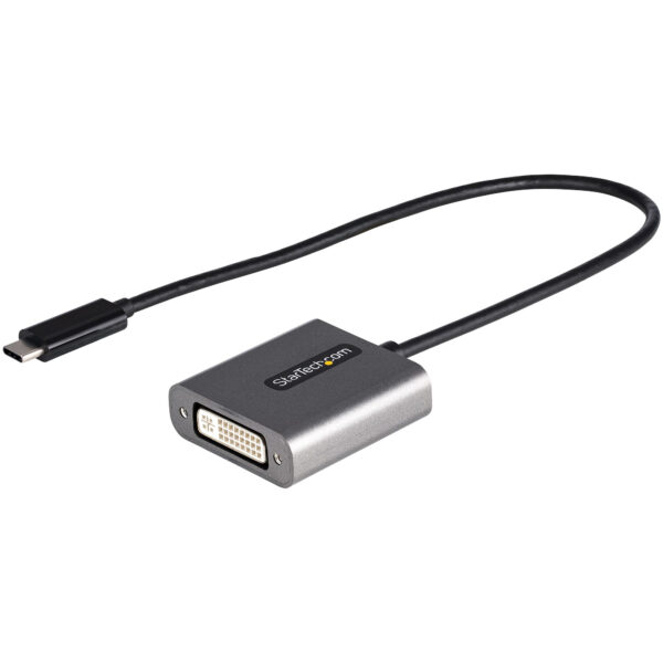 Adaptador USB C a DVI - Conversor de Vídeo USB Tipo C a DVI-D para Monitor/Proyector - Compatible con Thunderbolt 3 - Cable de Conexión de 30cm - Versión Mejorada de CDP2DVI