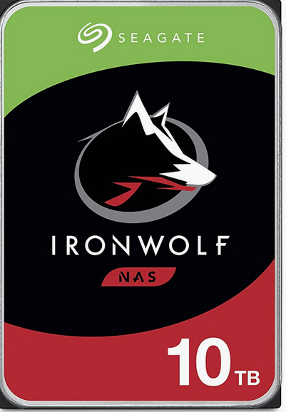 IronWolf ST10000VN000 disco duro interno 10 TB 7200 RPM 256 MB 3.5" Serial ATA III