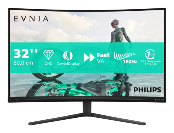 Evnia 32M2C3500L/00 pantalla para PC 80 cm (31.5") 2560 x 1440 Pixeles Quad HD LCD Negro