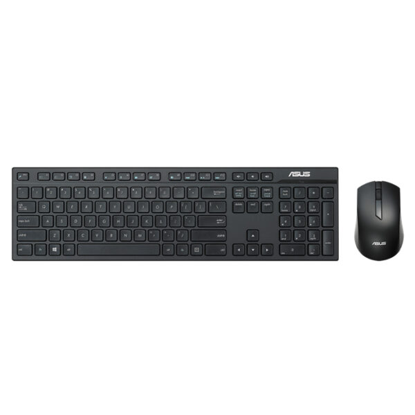W2500 teclado Ratón incluido Juego RF inalámbrico QWERTY Negro