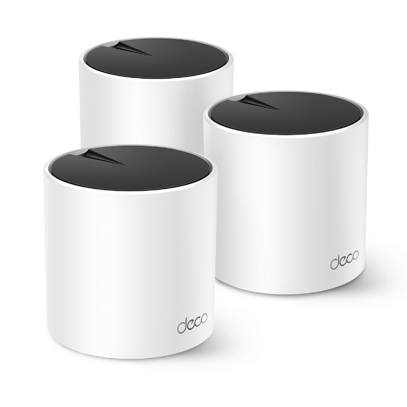DECO X55 (3-Pack) Doble banda (2,4 GHz / 5 GHz) Wi-Fi 6 (802.11ax) Blanco Interno