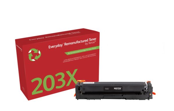 Remanufacturado Everyday Tóner Everyday Negro remanufacturado de Xerox es compatible con HP 203X (CF540X), Capacidad alta