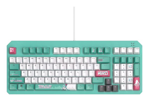 TUF Gaming K3 Gen II Hatsune Miku Edition teclado Juego USB Multicolor