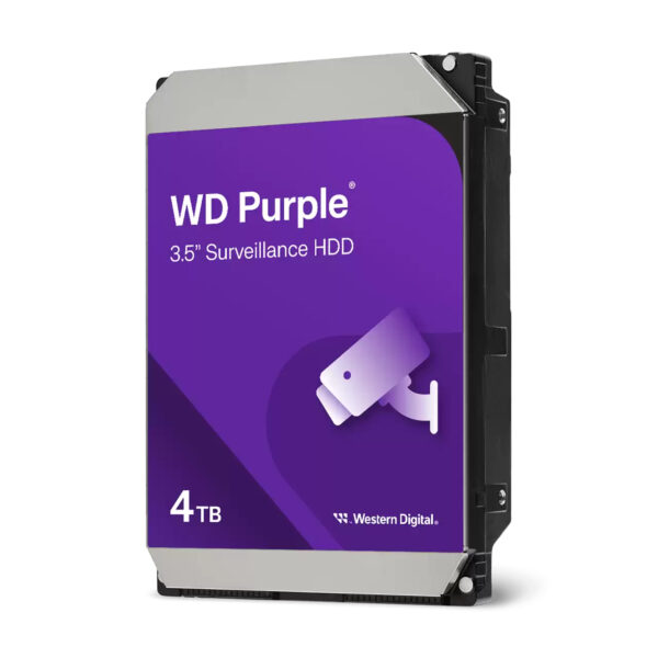 Purple disco duro interno 4 TB 5400 RPM 128 MB 3.5" Serial ATA III