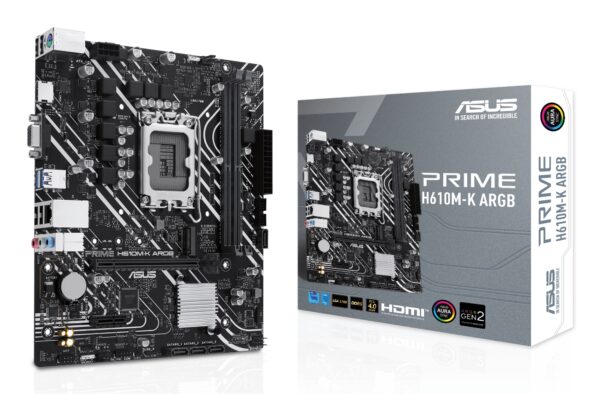 PRIME H610M-K ARGB Intel H610 LGA 1700 micro ATX